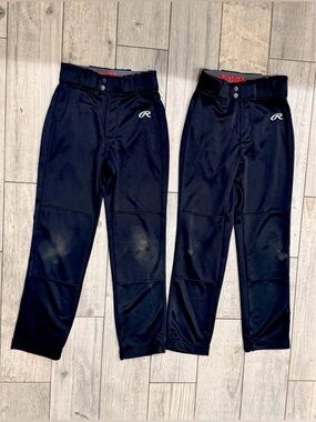 Rawlings Youth Baseball Pants • 2 Pairs